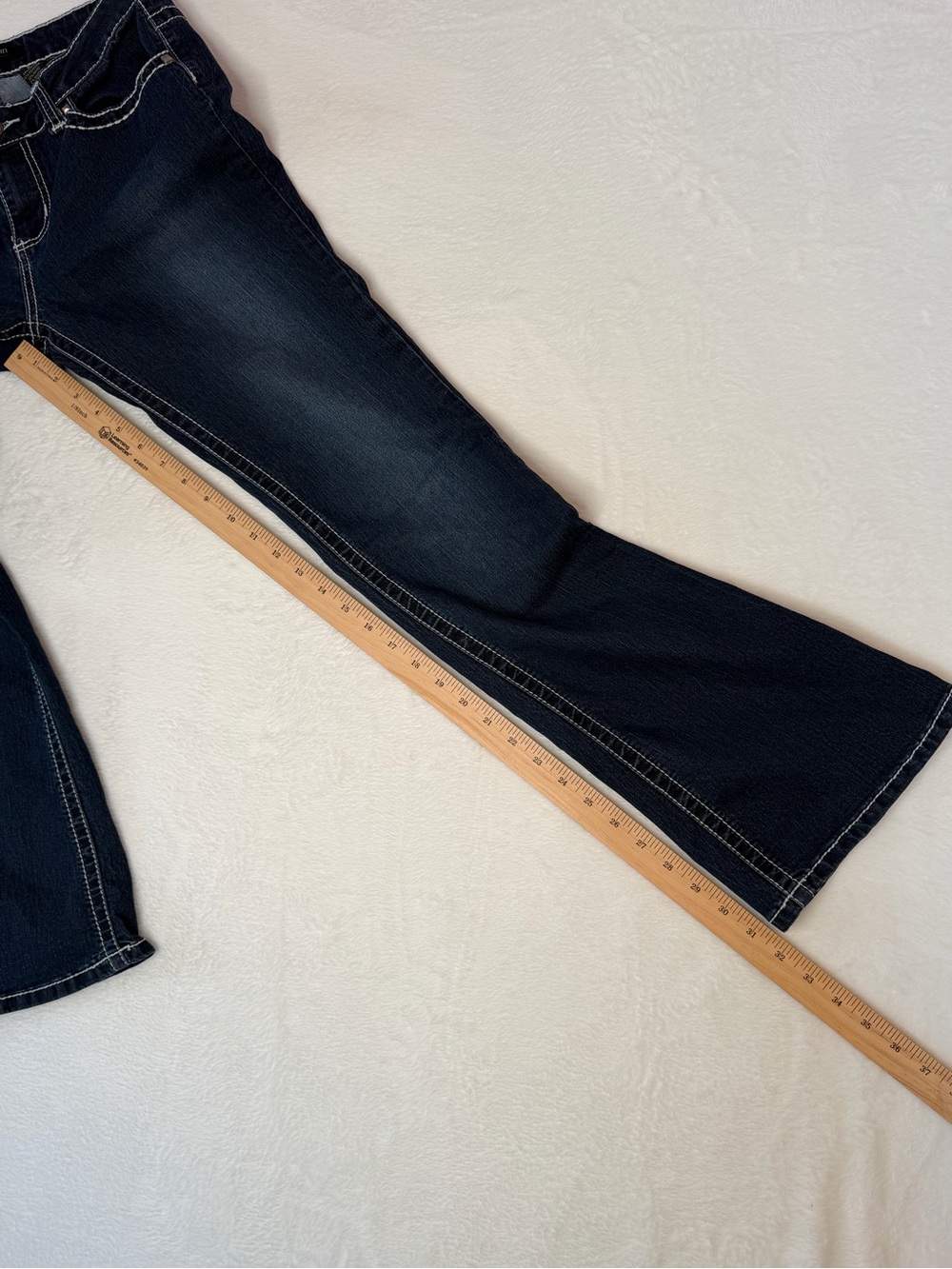 Love Nation Dark Blue Jeans with Gold & Silver Embellishment - Picture 7 of 8